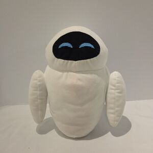 Disney Parks Wall-E Eve Plush Robot White Stuffed Pixar 12" Pixar
